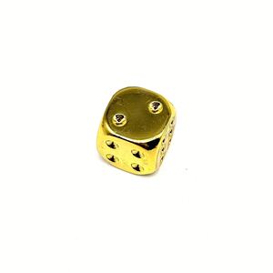 Vacuum Plating Metallic Finish Personalized Gold Silver Rose Gold 16mm Acrylic Gaming Board Game <b>Dice</b> - Product Image 4