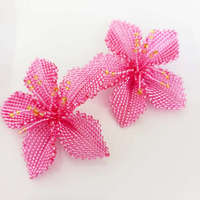 Pendientes Miyuki Tejidos a Mano con Cuentas, Borlas y Flores para Mujer, Estilo Festivo, Coloridos y a la Moda