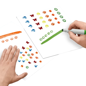 KHY Student-Grade <strong>Watercolour</strong> Dot Magic Stamp Marker <strong>Pen</strong> Washable 6 Colors Erasable Art Markers Set - Product Image 1