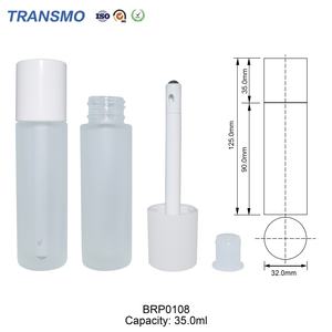 Flacons de parfum 35 ml en verre ambré vides avec compte-gouttes pour sérum et huile, emballage de flacons en verre vides avec compte-gouttes pour huile - Product Image 2