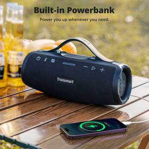 S100 Blue Tronsmart Mirtune 50W Portable Outdoor Speaker for Your Outdoor Built-in <b>Microphone</b> and Multiple Play Modes - Product Image 4