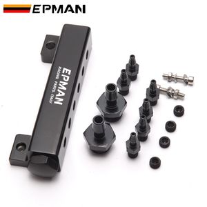 Collecteur d'admission à vide de suralimentation de turbocompresseur en aluminium EPMAN 6 ports 1/8 NPT EP-01SYG - Product Image 1