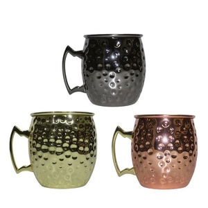 Vente en gros de tasses à café en acier inoxydable noir de 550 ml pour le voyage et le camping, ensemble de mugs en <span class=keywords><strong>cuivre</strong></span> <span class=keywords><strong>Moscow</strong></span> <span class=keywords><strong>Mule</strong></span> - Product Image 2