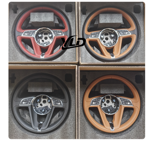 Accesorios Interiores para Automóviles YLD, Volante para Bentley <span class=keywords><strong>Continental</strong></span> GT Flying Spur 04-17, Actualización 2022, Volante de Cuero - Product Image 5