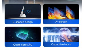 แท็บเล็ตหน้าจอสัมผัสแบบ Capacitive ขนาด 14 นิ้ว รุ่น 360SPB รูปทรงตัว L พร้อมกล้อง สำหรับร้านค้าปลีก ลิฟต์ ระบบนำทาง ระบบปฏิบัติการ Android พร้อมภาพเคลื่อนไหว AG สำหรับห้างสรรพสินค้า - Product Image 2