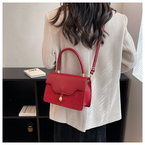 Borse da <span class=keywords><strong>donna</strong></span> all'ingrosso borse a tracolla di alta qualità pu grandi borse a tracolla rosse per le signore - Product Image 6