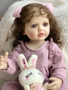 Trucco tavolo di vanità Dool occhi di sicurezza giochi di scimmia Dis Ney principessa americana Juguetes Para Ninas Reborn Doll - Product Image 3