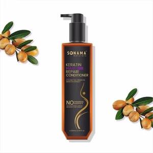 SONAMA <b>Keratin</b> <b>Hair</b> Repair Conditioner with Coconut <b>Oil</b>, Argan <b>Oil</b> & Green Tea Extract <b>for</b> Smooth, Frizz-Control <b>Hair</b>, 200ml - Product Image 3