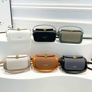 2026新しいテクスチャライト高級女性用ハンドヘルドボックスおしゃれな多目的シングルショルダークロスボディメッセンジャートートバッグPU - Product Image 1