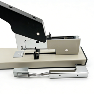 <span class=keywords><strong>Agrafeuse</strong></span> de bureau manuelle à bras long, robuste, en métal, pour 100 pages, facile à utiliser, pour documents imprimés, format 23x13 - Product Image 4