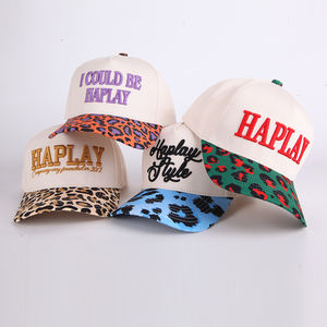 <strong>Wholesale</strong> Custom 5 Panel Sport Classics Dad <strong>Hat</strong> High Quality Embroidery Logo Beige Cotton Gorras Mens Women Baseball Cap - Product Image 2