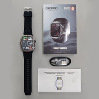 Reloj Inteligente C40 Pro para Hombre, Pantalla con Monitoreo Deportivo, Seguimiento de Actividad, Música, Sueño y Brújula, Compatible con Android e iOS