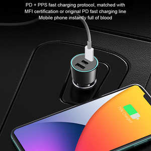 Chargeur de voiture USB C 84W allume-cigare affleurant adaptateur Type C Chargeur intelligent de téléphone portable bloc de prise de voiture Chargeur Mobile pour Smartphone - Product Image 4