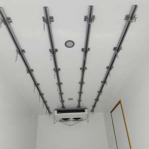 Accessoires de camion réfrigéré poulie glissières plafond système de crochet à viande en acier inoxydable pour le transport de la viande - Product Image 1