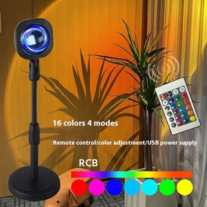 Internet hiệu ứng hoàng hôn màu đỏ với bóng đen Đèn chiếu không khí sáng tạo xuyên biên giới để chụp ảnh trực tiếp - Product Image 1