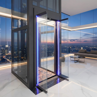 Ascensore a Trazione Commerciale e Residenziale a 6 Piani, Elevatore Passeggeri MRL a Risparmio Energetico, Ascensore Domestico Elettrico con Motore Senza Ingranaggi