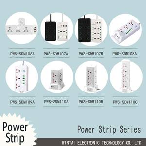 Wintai-Tech China 3 Outlet Power Supply Strip 3 USB Power Strip Retráctil Power Strip - Product Image 4