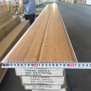 Plaques de plafond en PVC, <span class=keywords><strong>lambris</strong></span> PVC, panneau PVC imperméable pour la décoration de plafond intérieur - Product Image 4