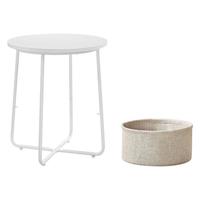 Table basse d'appoint moderne minimaliste multifonctionnelle amovible avec rangement et roulettes pour chambre et salon