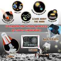 BIG BANG SCIENCE Fabricant de jouets ODM/OEM, ensemble d'expériences d'atterrissage sur la Lune pour enfants, kit d'apprentissage pratique sur le thème de l'espace