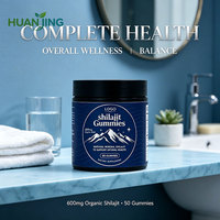 Gummies de Shilajit, Chaga et Ashwagandha – 60 unités végétaliennes – Anti-âge, anti-fatigue, pour la santé des adultes, renforcement immunitaire, riches en protéines – Personnalisables en vrac