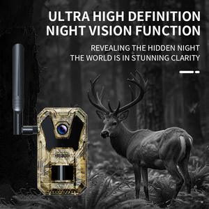 Caméra de chasse solaire 4G avec vision nocturne infrarouge 940 nm HD 2.7K 14MP pour l'<span class=keywords><strong>observation</strong></span> des <span class=keywords><strong>animaux</strong></span> en extérieur et diffusion en direct via application cloud - Product Image 3