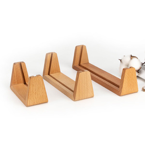 <b>Solid</b> <b>wood</b> <b>desk</b> calendar base, calendar holder, postcard U-shaped base, acrylic card base, wooden phone stand - Product Image 1