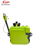 Compacteur routier vibrant d'occasion de 10 tonnes, durable, avec double pompe Honda, pour la construction, le pavage d'asphalte et le compactage du sol, origine Henan, garantie 1 an