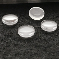 Le diamètre 30mm 24mm 19mm 10mm de silice fondue par verre optique a mené la lentille de quartz d'épi