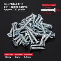 TEBAK High Quality M2 M3 M4 M5 M6 M8 Wood Roofing Drywall Self Drilling Phillip Countersunk Head Self Tapping Screw