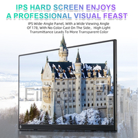 Eimio - Extensor de Pantalla para Portátil de 15.6 Pulgadas, FHD 1080P, IPS LED, Pantalla Táctil, 60Hz, Conexión Tipo-C, Plug and Play, Altavoces Duales, Monitor Portátil Tipo-C
