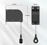 Boîte de tirage rétractable sécurisée et protectrice pour station de chargeur de voiture électronique Accessoire de pile facile à utiliser