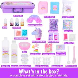 <span class=keywords><strong>Kit</strong></span> Giocattolo Fai da Te per <span class=keywords><strong>Slime</strong></span> per Bambini di Alta Qualità, Gioco Educativo Divertente per Sviluppare la Pazienza, di Grande Successo - Product Image 3