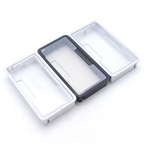 Office Organizer <b>Plastic</b> Cable Management <b>Box</b> Rectangle Wall Mounted Detachable PP Storage Bin For Earphone Electric Wire - Product Image 1