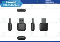 Adaptador Inalámbrico para Carplay, Conexión de Tipo-C y USB a Inalámbrica, Alto Rendimiento, Garantía de un Año