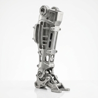 AsiaLink OEM - Estructura de Pierna Inferior y Pantorrilla de Aluminio Fundido a Presión para Robot Humanoide Industrial AL260330-10, MOQ 1 Pieza