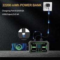 Démarreur portable 6 en 1 avec compresseur d'air 150 PSI, booster de batterie de voiture et gonfleur de pneus