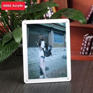 Marco de Fotos Magnético de Acrílico Personalizado para Imágenes, Marco de Exhibición Vertical y Horizontal con Fondo Colorido Personalizado - Product Image 4