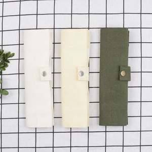 Bolsa de Almacenamiento de Lona para Exteriores con Logotipo Personalizado, Bolsa de Cosméticos Portátil, Estuche para Artículos de Papelería, Bolsa de Compras con Cierre de Cordón, Hecha de Algodón - Product Image 4