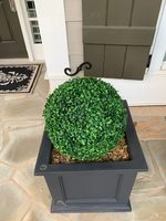 Boules de plantes artificielles en buis pour la décoration de table, de jardin et de mariage