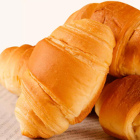 Croissants au goût de taro, pain en gros, durée de conservation de 6 mois, en-cas chinois