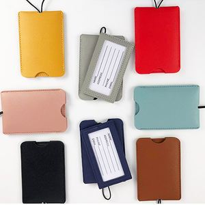 Cordón Elástico Protector de Doble Capa, Etiqueta de Equipaje Extraíble de Cuero PU para Tarjeta de Embarque/Plano de Embarque - Product Image 5