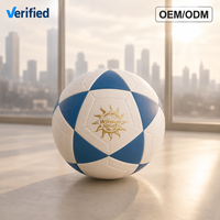Ballon de football thermocollé taille 5 officiel, très vendu, avec logo personnalisé OEM ODM et emballage en boîte couleur pour matchs et entraînements quotidiens