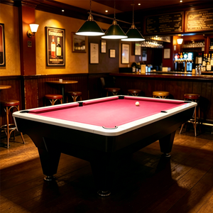 Großhandel Englische 8-Ball Billardtische 7ft 8ft Jiujiang Schiefer Holz Britischer Stil Billardtische - Product Image 5