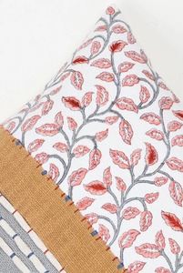 Boho Gray White Tufted Cushion Cover Flower Patch Embroidery <b>Decorative</b> <b>Pillow</b> Cover for Home Living Room Decor - Product Image 3