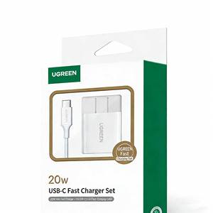 Kit de charge rapide UGREEN 20W PD avec câble USB-C pour iPhone 15-17 et appareils Android, câble de données Type-C vers C de 1m - Product Image 5