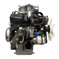 Mesin Diesel ISU 4JA1 2.5L Turbocharged 76kW 103HP 4 Silinder Berpendingin Air untuk Truk Ringan Pickup dan Genset