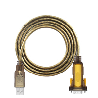 Usine directe RS232 FTDI adaptateur de puce jeu de puces série DB9 vers câble de pilote USB pour registre de caissier, Modem pour Win/macos/linus
