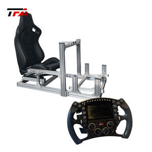 Volant Best Force Feedback pour Sim Racing Cockpit comprenant un <span class=keywords><strong>kit</strong></span> de vibration, des pédales et un support pour la plupart des jeux compatibles - Product Image 5