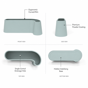 Maceta Grande Personalizada YISHANG, de Hierro con Recubrimiento en Polvo, Diseño Irregular Soldado, para Jardín o Centro de Jardinería - Product Image 3